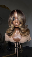 “Honey Silk” – RTS Glueless Blowout Bob